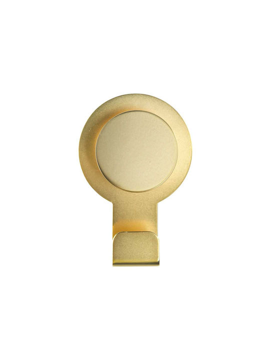 Wenko Blandas Single Wall-Mounted Bathroom Hook ​5x7.5cm Inox Gold 24445100