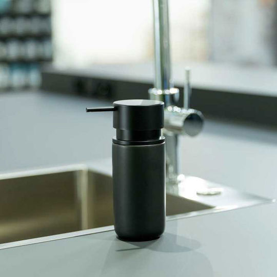 Wenko Silo Dispenser Κεραμικό Μαύρο 250ml