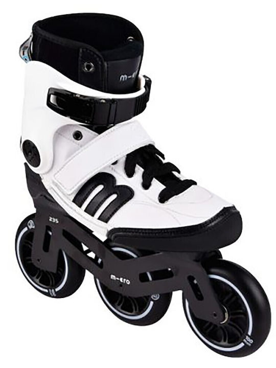 Micro Beat Inline Αυξομειούμενα Rollers Λευκά Ενηλίκων