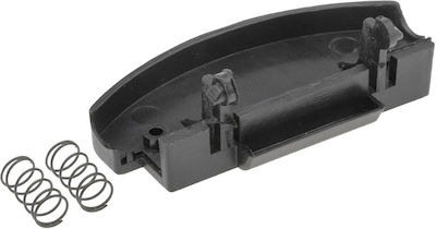 NTY Accesorii pentru Suport Pahare Auto Maner deschidere ușă Skoda Octavia FL 2000 / VW Bora 1998 / Golf IV 1997 / New Beetle 1999 în Culoarea Negru EZC-VW-297