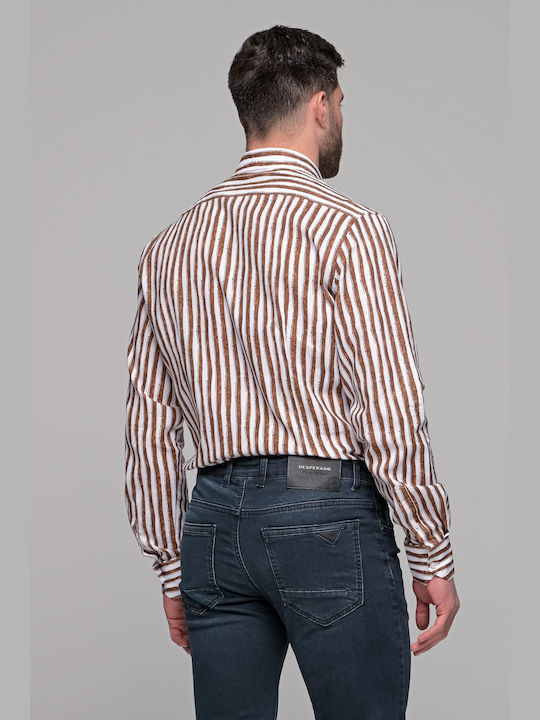 AT.P.CO. long sleeve striped shirt - White