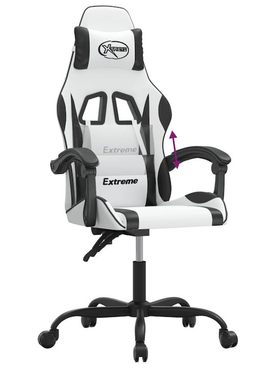vidaXL 3143876 Gaming Stuhl Weiß