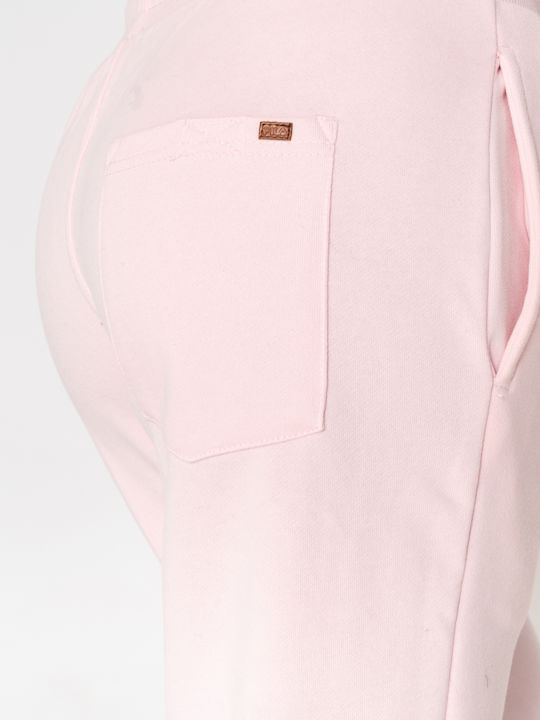 Stacy Pantaloni de Trening cu elastic Roz