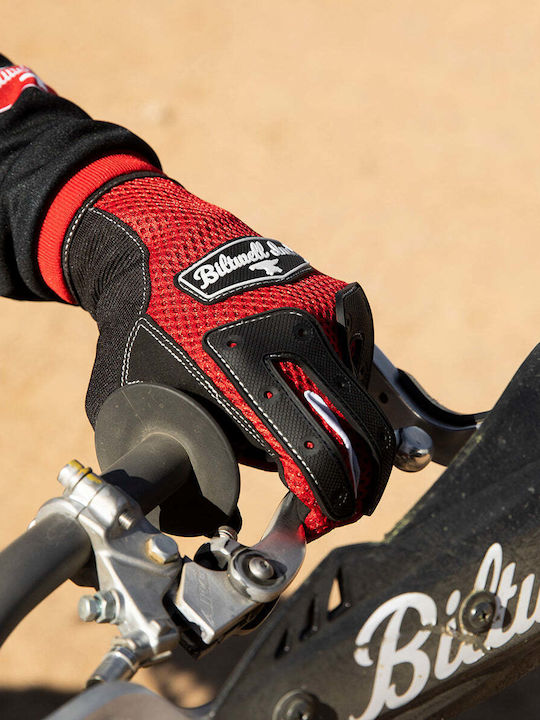 Biltwell Anza Herren Motorradhandschuhe 4 Jahreszeiten Red