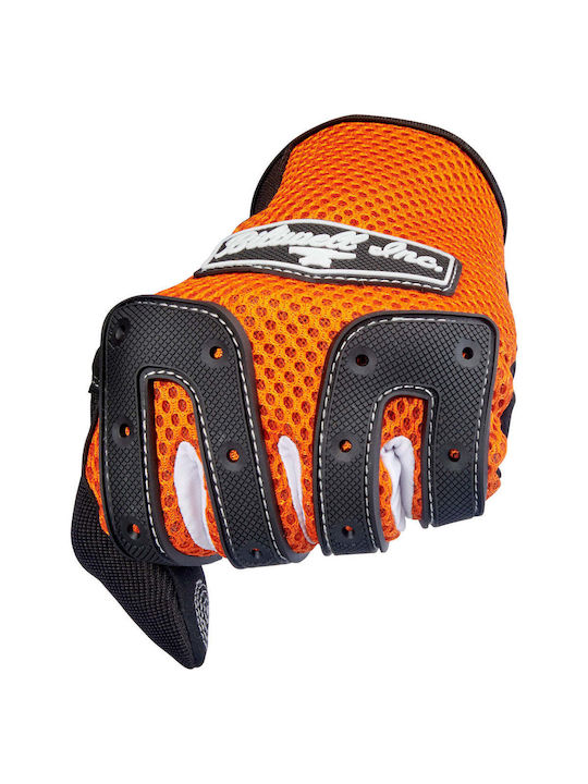 Biltwell Anza Men's Motorcycle Gloves All Seasons Orange