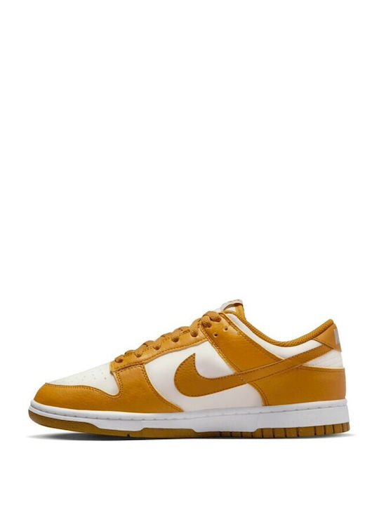 Dunk Low Next Nature Sneakers Phantom / Gold Suede White Volt