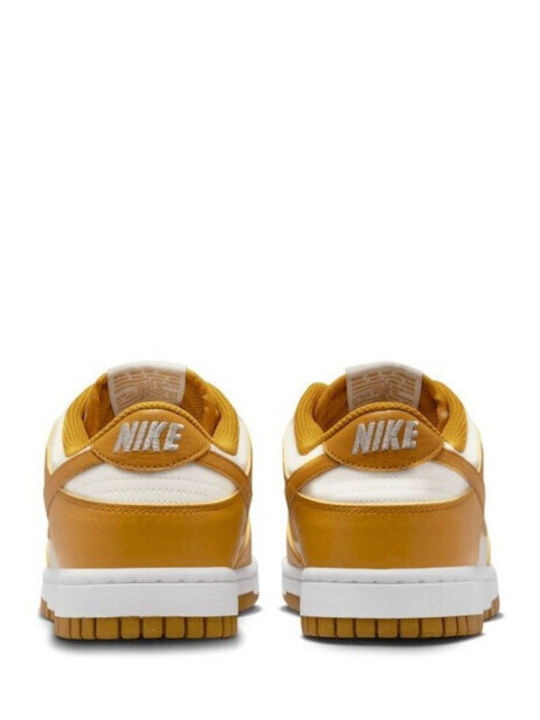 Dunk Low Next Nature Sneakers Phantom / Gold Suede White Volt