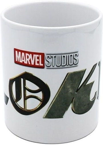 Semic Loki Logo Becher Keramik Weiß 300ml