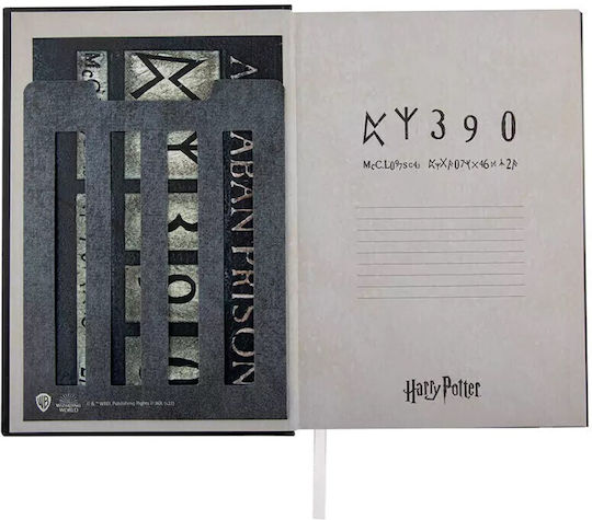 Cinereplicas Notebook 160 Sheets Ruled Gray