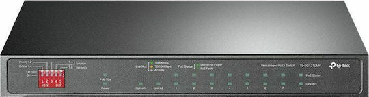 TP-LINK TL-SG1210MP v3 Unmanaged L2 PoE+ Switch με 9 Θύρες Gigabit (1Gbps) Ethernet και 1 SFP Θύρα