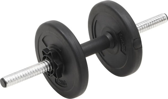 vidaXL Αλτήρες Σετ με Μπάρα Συνολικού Βάρους 30kg
