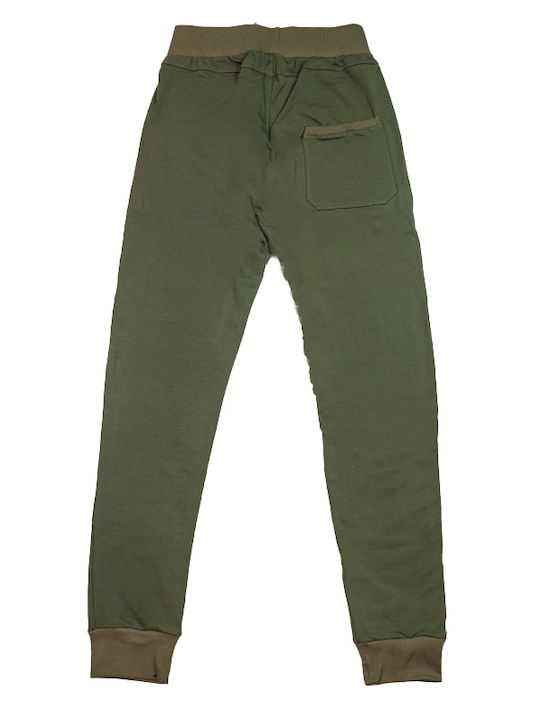 Paco & Co Men's Sweatpants with Rubber Khaki