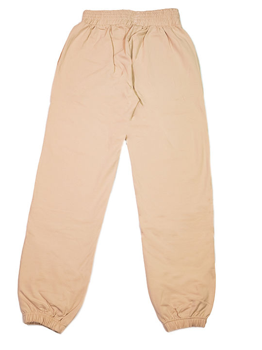 Paco & Co Women's Jogger Sweatpants Beige