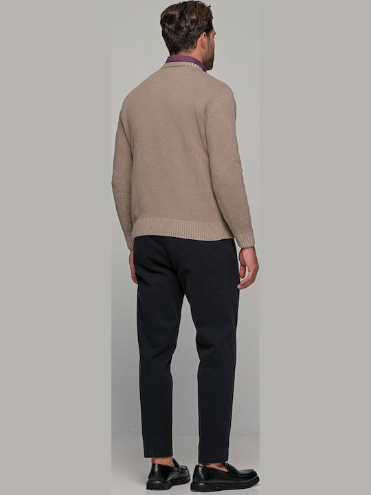 Langarm-Pullover Beige
