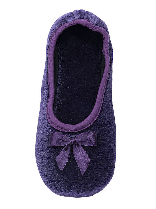 Amaryllis Slippers Κλειστές Γυναικείες Παντόφλες σε Μωβ Χρώμα