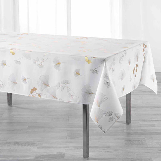 L-C Bloomy Устойчива На Петна Покривка За Маса Blanc 150x240см