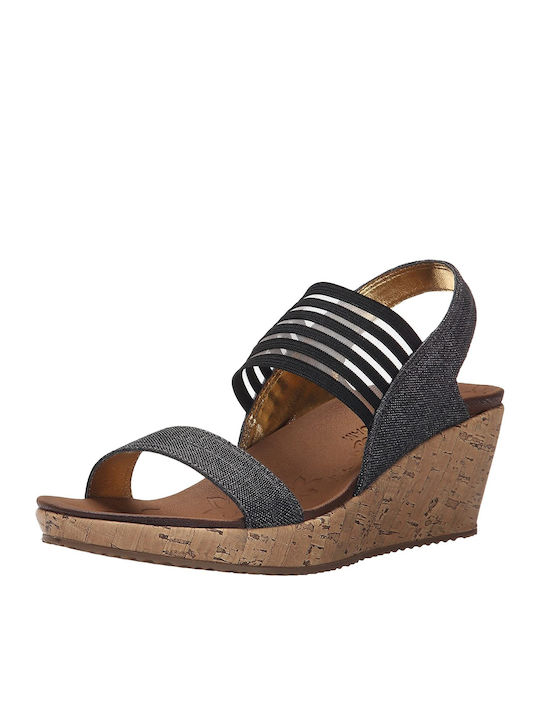 Beverlee Smitten Kitten Women's Fabric Platform Shoes Gray