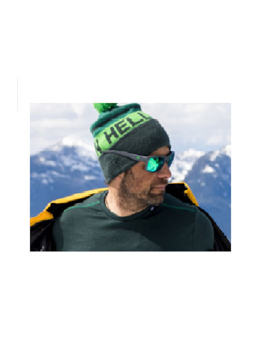 Helly Hansen Pom Pom Beanie Ανδρικός Σκούφος Πλεκτός σε Πράσινο χρώμα