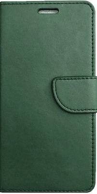 Synthetic Leather / Leather Book Dark Green (Redmi A1)