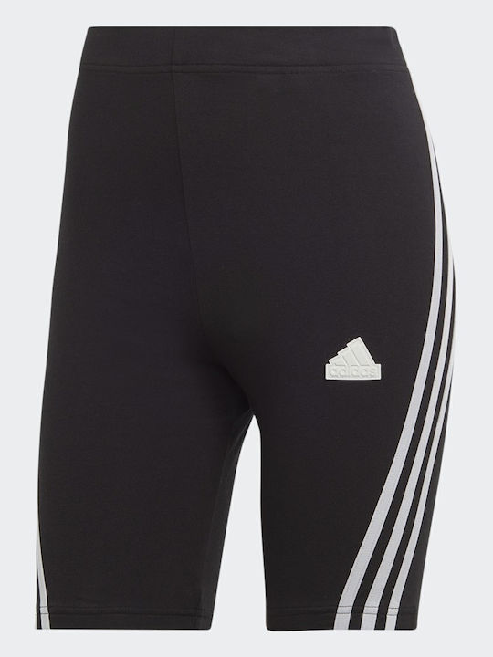 Future Icons 3-Stripes Training Women's Bike Leggings High Waist Black