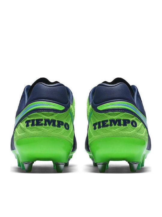 Nike Tiempo Legend VI Pro Football Shoes with Cleats Blue