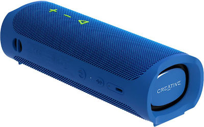 Creative Muvo Go Wasserdicht Bluetooth-Lautsprecher 20W mit Batterielaufzeit bis zu 18 Stunden Blau