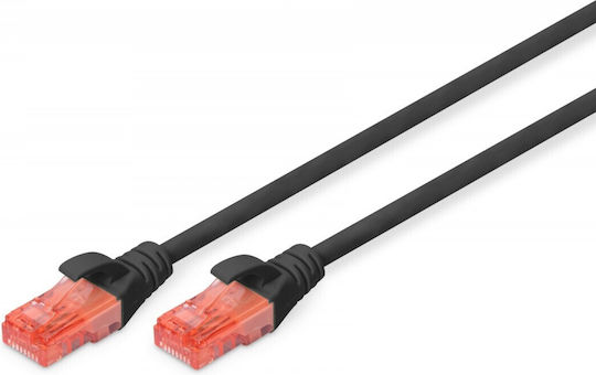 Digitus U/UTP Cat.6 Ethernet Network Cable 3m Black 1pcs