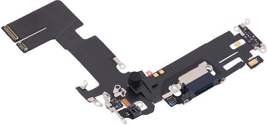 Kabel mit Anschluss zum Aufladen in Schwarz Farbe für iPhone 13.