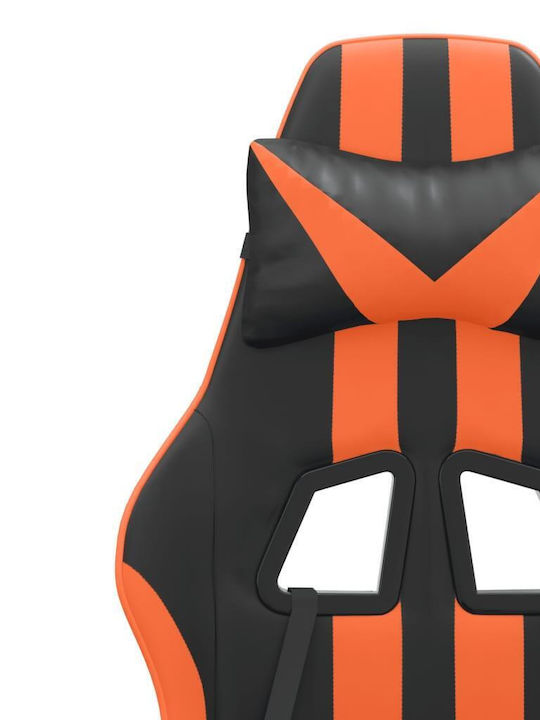 vidaXL 349525 Artificial Leather Gaming Chair Black / Orange