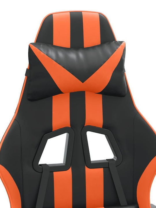 vidaXL 349525 Artificial Leather Gaming Chair Black / Orange