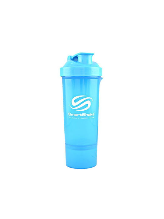SmartShake Slim Shaker Πρωτεΐνης 500ml Πλαστικό Μπλε