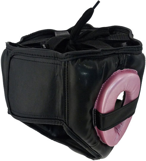 Olympus Sport Head Guard Girly Pu Boxhelm Erwachsene Volles Gesicht Schwarz