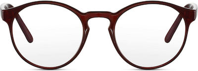 Red Raven Round Screen Protection Glasses in Rot Color rr-round3