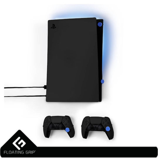 Floating Grip Charging Station for 2 controllers PS5 Wall Bundle Deluxe Box Black