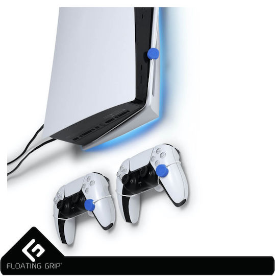 Floating Grip Βάση για 2 χειριστήρια PS5 Τοίχου Bundle Deluxe Box Λευκή 368054