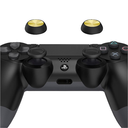Piranha Thumb Grips Χειριστηρίου για PS4 / Switch / PS5 / Xbox Series σε Χρυσό χρώμα