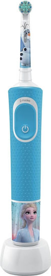 Oral-B Frozen Olaf Children's Electric Toothbrush for 3+ Years Frozen Blue-White