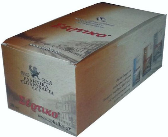 Sertiko Slim Кафяво Филтърни Накрайници Активен въглен 6мм 120x20бр