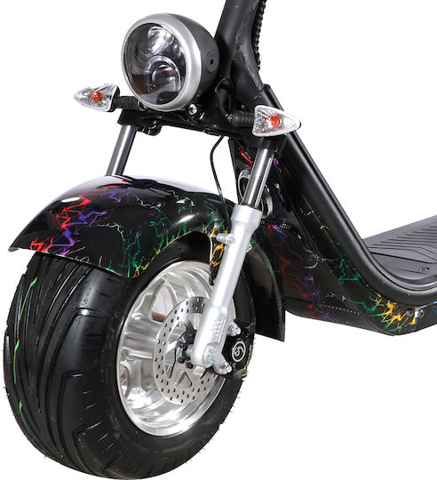 WheelnWater ST-04 Scooter Electric Putere 2000W cu Viteză Maximă 45km/h Negru Culoare