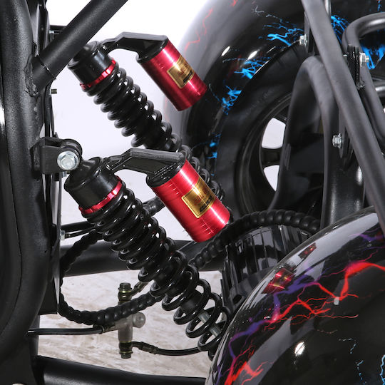 WheelnWater ST-04 Scooter Electric Putere 2000W cu Viteză Maximă 45km/h Negru Culoare