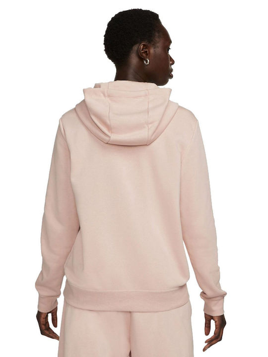 Women's Sweatshirt Hooded Pink