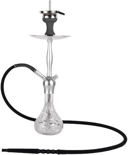 Aladin Ναργιλές Alux Admiral Sens unic Argint 50cm