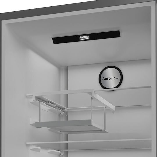 Beko Ψυγείο Συντήρησης 365lt NoFrost Υ186.5xΠ59.7xΒ70.9εκ. Inox B3RMLNE444HXB