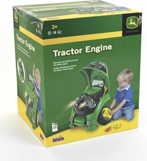 Klein John Deere Tractor Engine For 3+ Years 53 cm 57 pcs