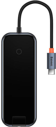 Baseus AcmeJoy Hub USB 4 Porturi USB 3.0 cu Conectare USB-C Ethernet