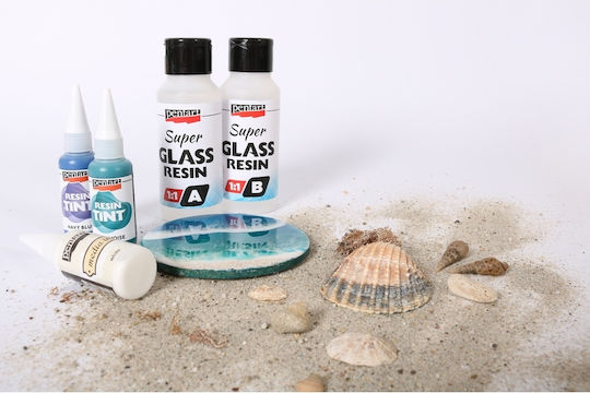 Pentart Super Glass Ρητίνη Δύο Συστατικών UV Resistant 300ml