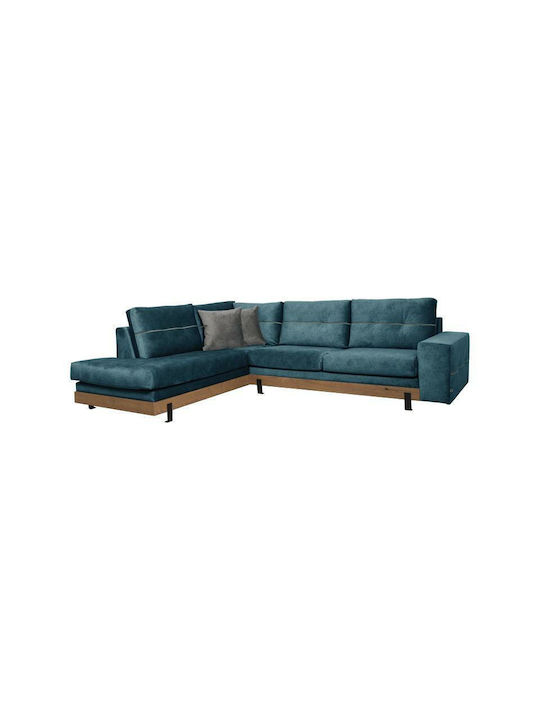 Murcia Γωνιακός Καναπές με Αριστερή Γωνία Navy Blue 280x220x90εκ.
