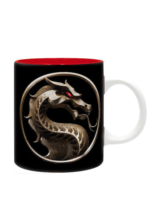 Abysse Mortal Kombat - Logo Ceramic Cup Black 320ml