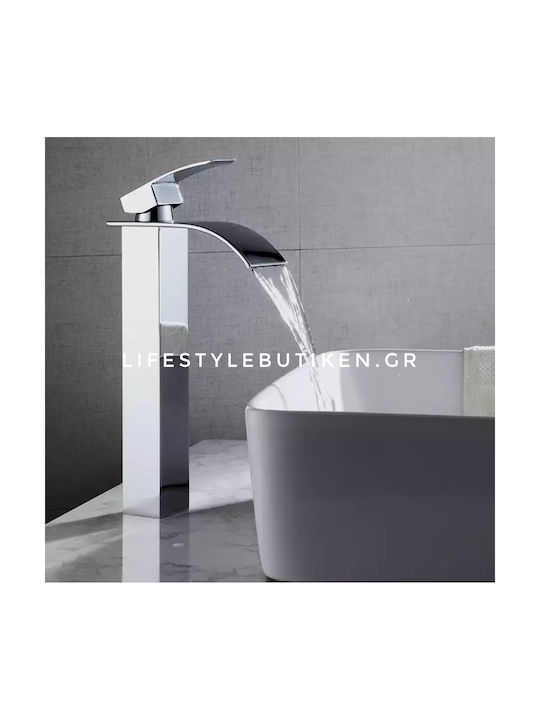Luxury BR2019 Amestecare Robinet Chiuvetă Cascadă Robinete de chiuvetă Retro Chrome