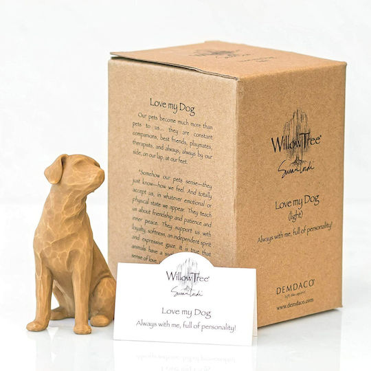 Willow Tree Decorative Dog Polyresin 8.5cm 1pcs
